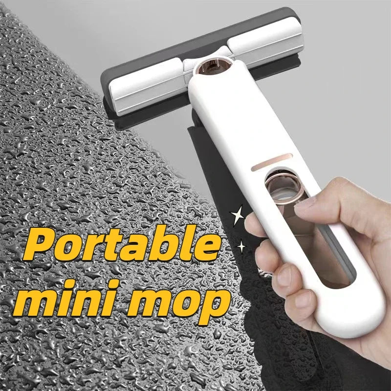 Meet Your New Cleaning Sidekick: The Folding Super Squeeze Mini Mop for a Sparkling Home!